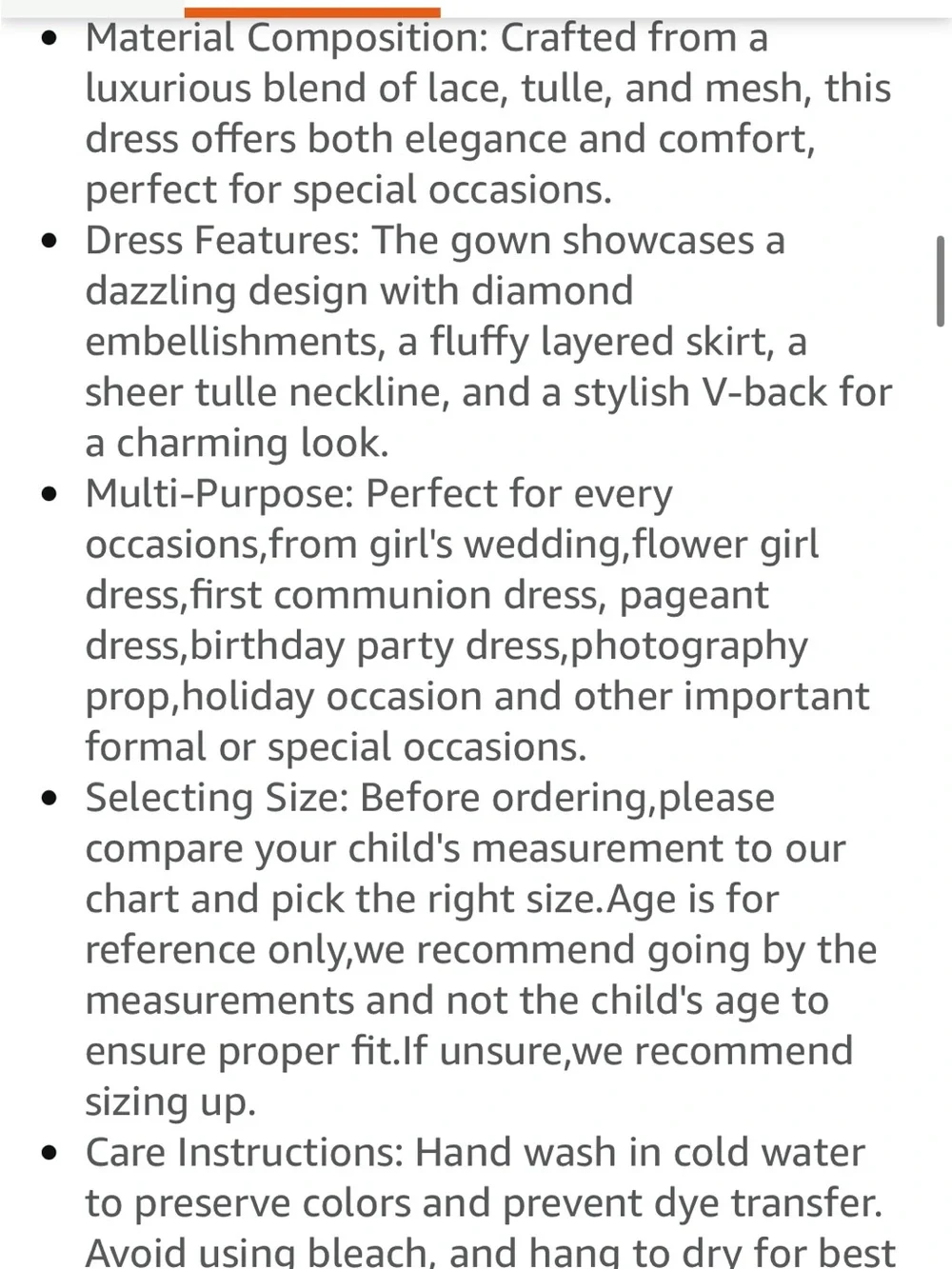 ABaoWedding Blush Pink Luxury Pageant Ball Gown | Girls Sz 8 | Flower Girl Dress